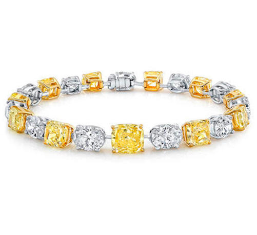 Yellow Diamond bracelet