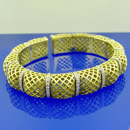 18K Diamond Bracelet Set